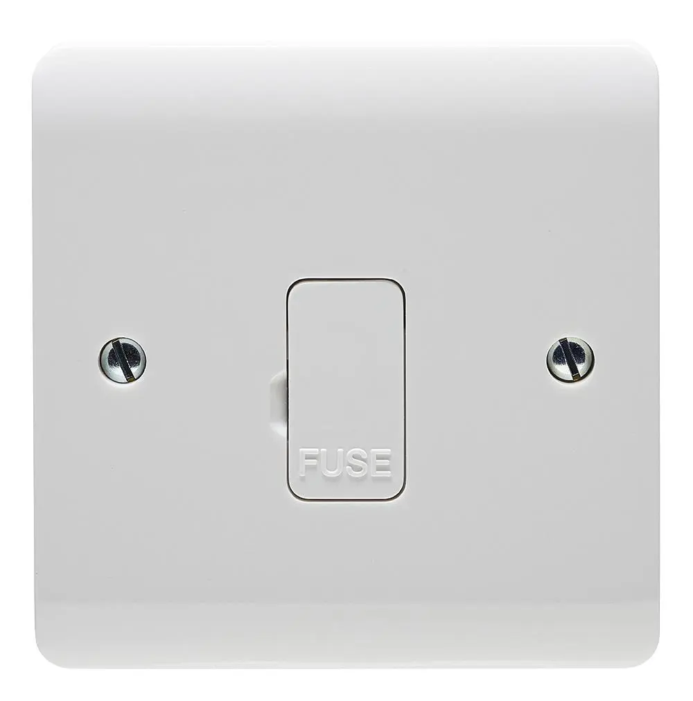 Crabtree Instinct Unidad de Conexión Fusible 13A No Conmutada, Blanca