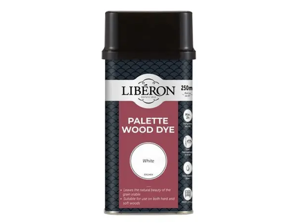 Liberon - Holzfarbe Weiß 250ml für Innenräume