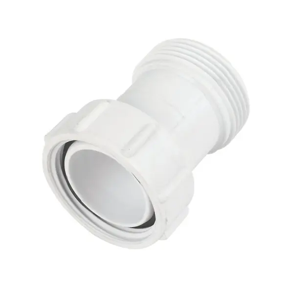 McAlpine S12A-2 BSP Straight Coupling, White, 32mm x 50mm