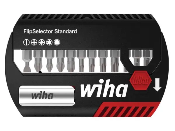 Wiha Set di Punte FlipSelector da 13 Pezzi, Conforme DIN 3126
