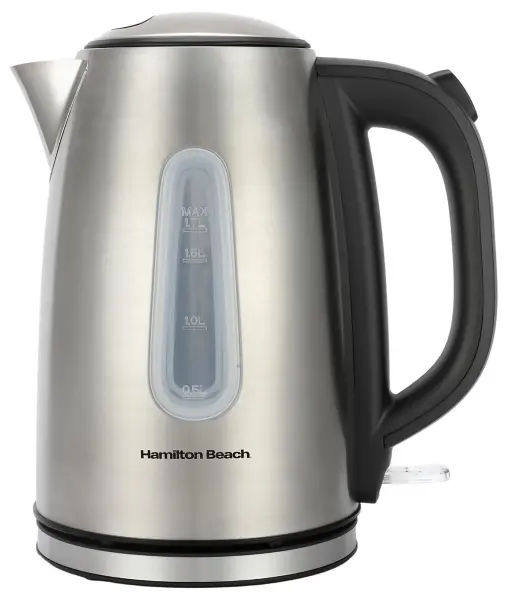 Hamilton Beach 1.7L Brushed Stainless Steel Kettle