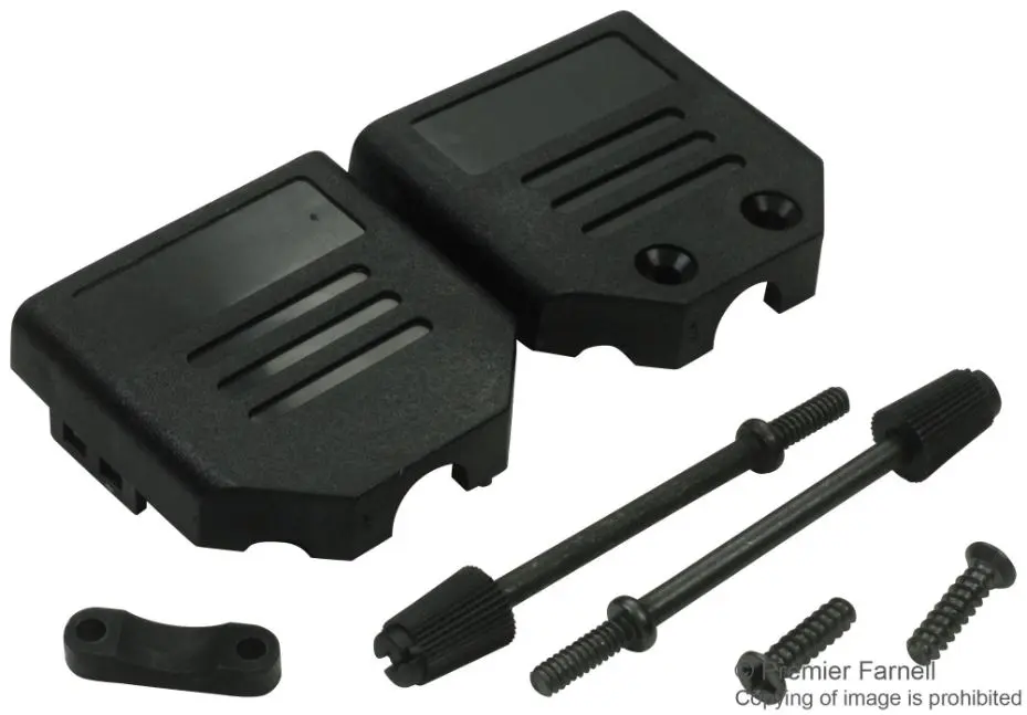 Coffret arrière MULTICOMP DE, 9 voies, Polypropylène, Sortie 180°