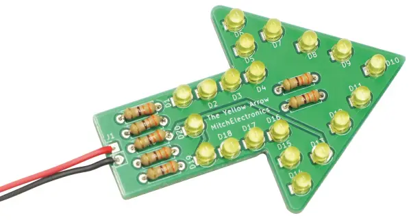 MITCHELECTRONICS Yellow Arrow LED Display Kit