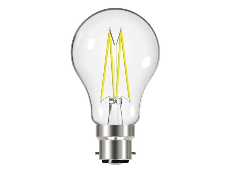 Energizer® LED BC B22 フィラメント電球 ワームホワイト 806ルーメン 6.7W