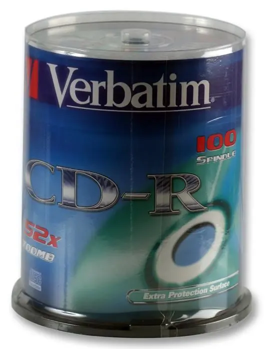 VERBATIM 52x Speed CD-R Blank Discs, 100-Pack Spindle