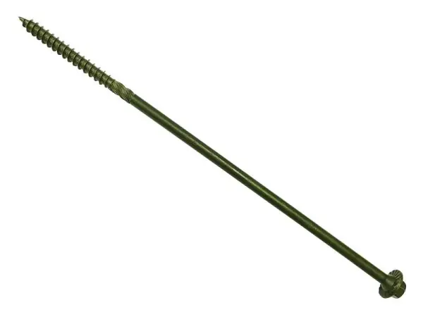 ForgeFix 木材固定用ネジ グリーン処理済み 6.3x200mm 20本入