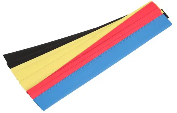 2:1 Heat Shrink Tubing Multicoloured 12.7mm x 250mm (Pack of 12)