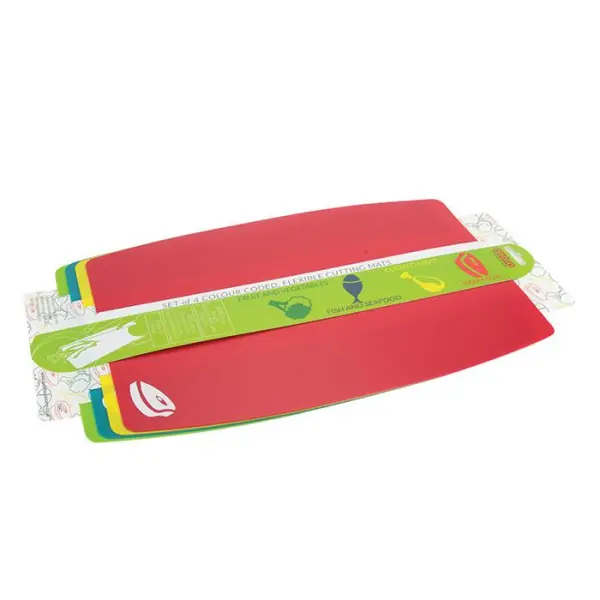 Apollo Flexible Cutting Mats and Chopping Boards 4 Pack