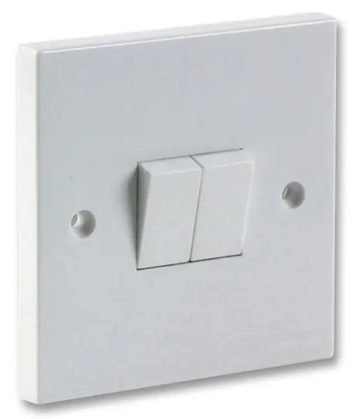 PRO ELEC - 雙路雙開關 白色