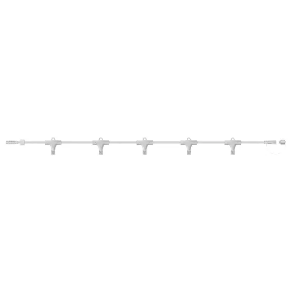 EAGLE Connect Multiway Connector with 2x Rubber Cable, 5 Way - White 2x 1.0 mm