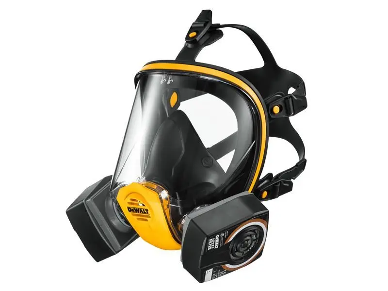 DEWALT A2P3 Full Face Mask Respirator - Medium