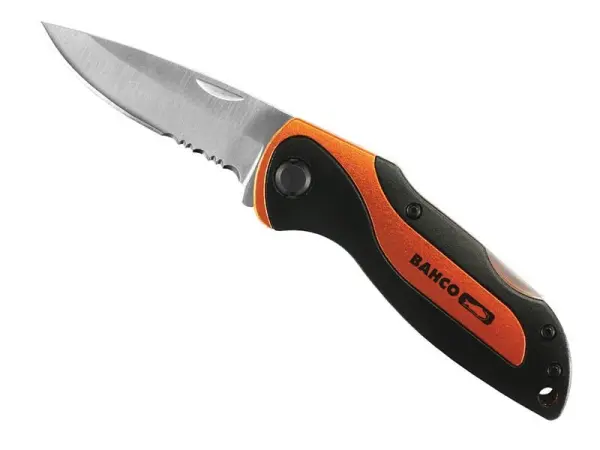 Bahco Sports Knife with Serrated Blade & Aluminium Handle