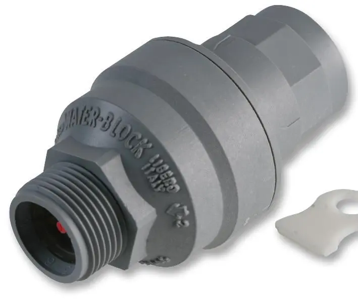ELTEK Bloqueador de Água Conexão 3/4 BSP - Macho para Fêmea