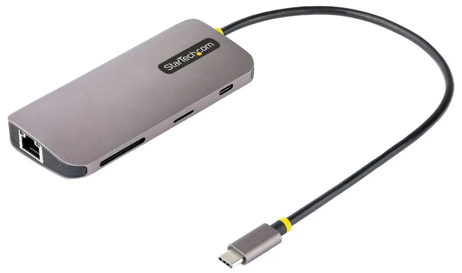 STARTECH Adaptador USB-C Multipuerto con 4K HDR, Lector de Tarjetas y 100W PD