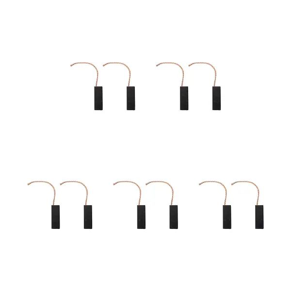 CarbonBr - 5 Σετ 2x Άνθρακες Βούρτσες για Πλυντήριο Miele (6.2 x 8 x 25mm)