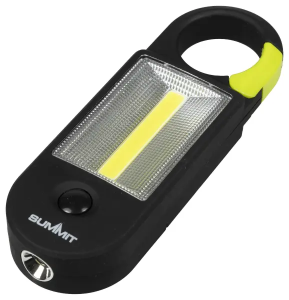 SUMMIT Dual Function Panel Light & Torch with Carabiner 150 Lumens