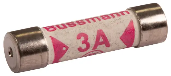 EATON BUSSMANN Cartridge Fuse, 6.3mm x 25.4mm, 240V - 3A
