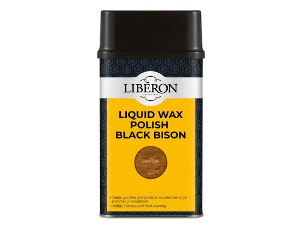 Liberon - Cire Liquide Noir Bison Chêne Foncé, 500ml