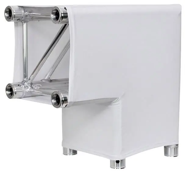 LEDJ White 90-Degree Quad Truss Sleeve for F34 Truss