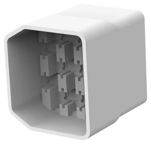 AMP TE Connectivity Fastin-Faston 11-Way Tab Housing
