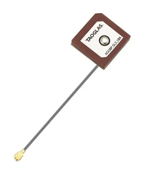 TAOGLAS RF Patch Antenna, 1.602 GHz, Right Hand Circular, I-Pex Connector, 1.15