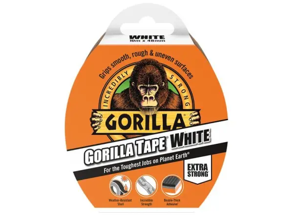Gorilla Glue - Gorilla Tape® 白色強力膠帶 48毫米 x 10米