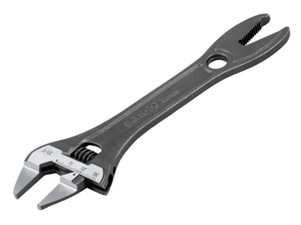 Bahco 31-T Thin Jaw Adjustable Spanner with Serrated Jaws, 32mm
