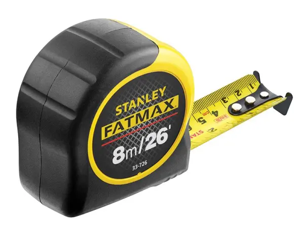 STANLEY FatMax Ruban à Mesurer BladeArmor, 8m/26ft, Largeur 32mm