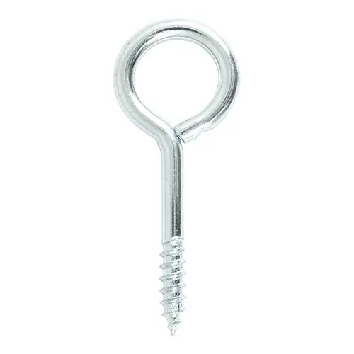 Timco Screw Eyes, Zinc Plated, Carbon Steel, 40mm - Pack of 10
