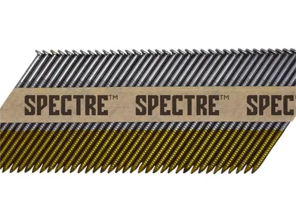 ForgeFix Spectre 連結フレーミングネイル 電気メッキ 3.1x75mm 1100本入