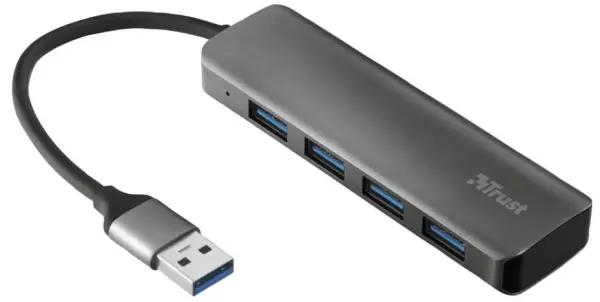 TRUST - Halyx 鋁製4端口USB 3.2 Gen 1集線器