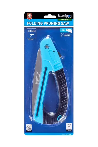 Blue Spot Tools Skládací zahradní pilka s čepelí 180mm