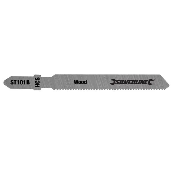 Silverline Jigsaw Blades for Wood (5pk), 75mm