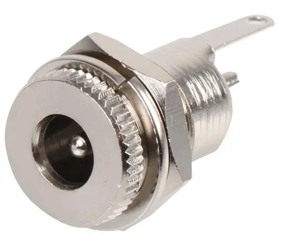 LUMBERG שקע חשמל DC, 5.6/2 מ״מ, התקנה במשטח, חיבור הלחמה