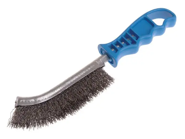 Lessmann Brosse à main universelle en acier, 260mm x 28mm