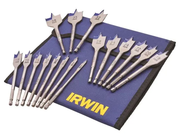 IRWIN Blue Groove 4X Forstnerbohrer-Set, 17-teilig