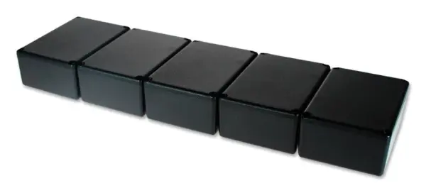 CAMDENBOSS Black ABS Potting Boxes with Lids 46x32x20mm (Pack of 5)