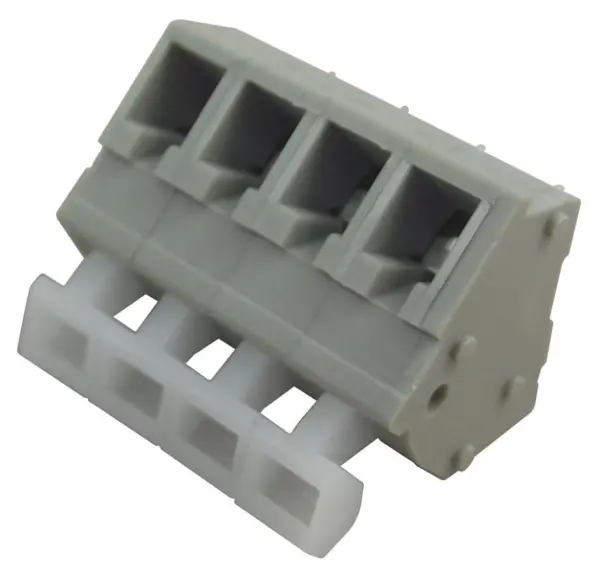 IMO Precision Controls 4-Way Terminal Block, Screwless, 15A, 250V
