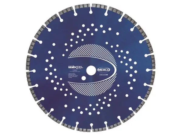 MEXCO XCEL Tri-Purpose Diamond Blade, 350mm x 25.4mm