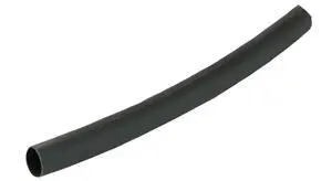 HiLo 6.4mm Heat Shrink Tubing, Polyolefin, Black, 1.2m