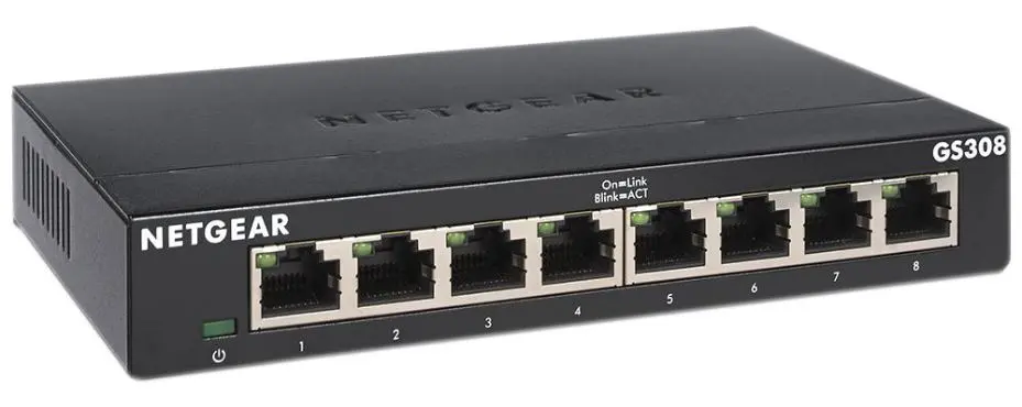 NETGEAR 8-poorts Gigabit Ethernet Niet-gemanagede Switch