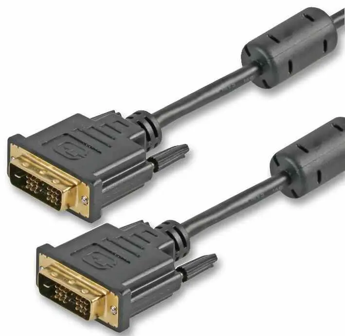 PRO SIGNAL DVI-D Single Link Male to Male Cable, 5m Black