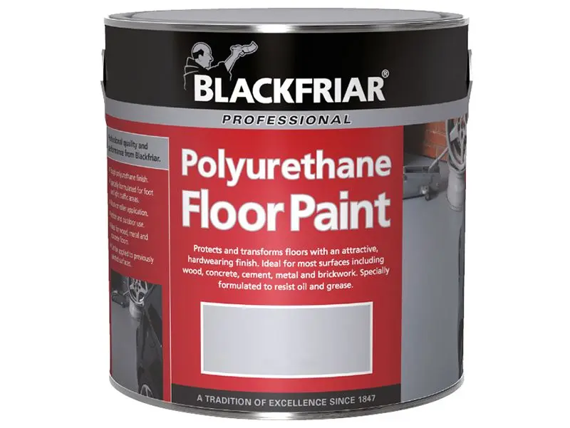 Blackfriar Tinta Profissional para Chão em Poliuretano, Vermelho Azulejo, 1 Lit