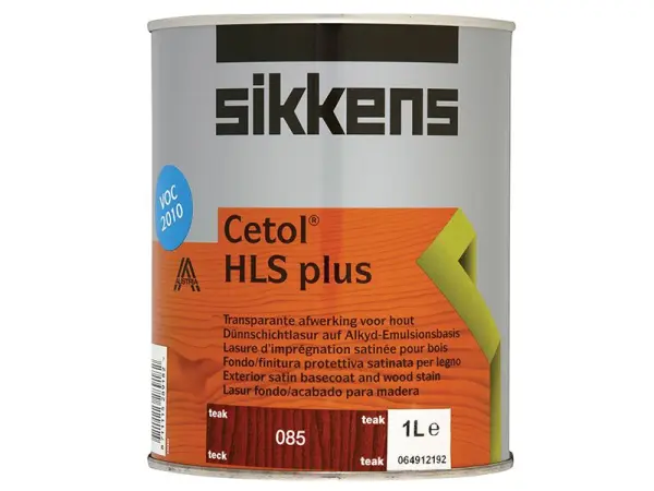 Sikkens Cetol HLS Plus לכה שקופה לעץ, גוון טיק, 1 ליטר