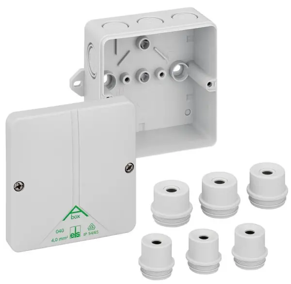 SPELSBERG IP65 ABox Polystyrene Junction Box, 94x94x56mm