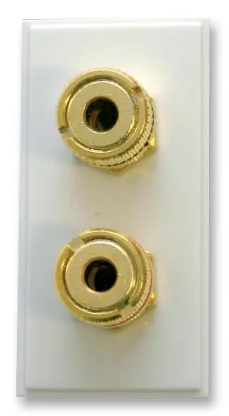 TRIAX Módulo Euro de Altavoces Gemelos en Blanco