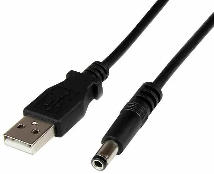 STARTECH Cabo de Alimentação USB 2.0 para DC 5.5mm Tipo N, 1m