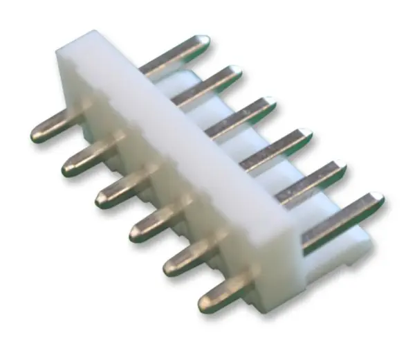 JST Wire-to-Board Pin Header, 3.96mm Pitch, 6 Contacts