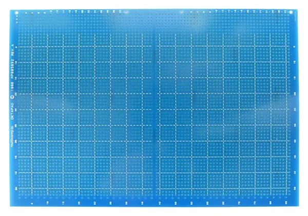 MULTICOMP PRO - Oktapad 雙高度 6U 單面條狀板 Eurocard 原型電路板 PCB 帶中心間隙, 233x160毫米
