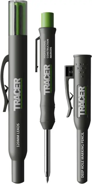 TRACER ディープホール建設用ペンシルマーカー リード6本＆ホルスター付き